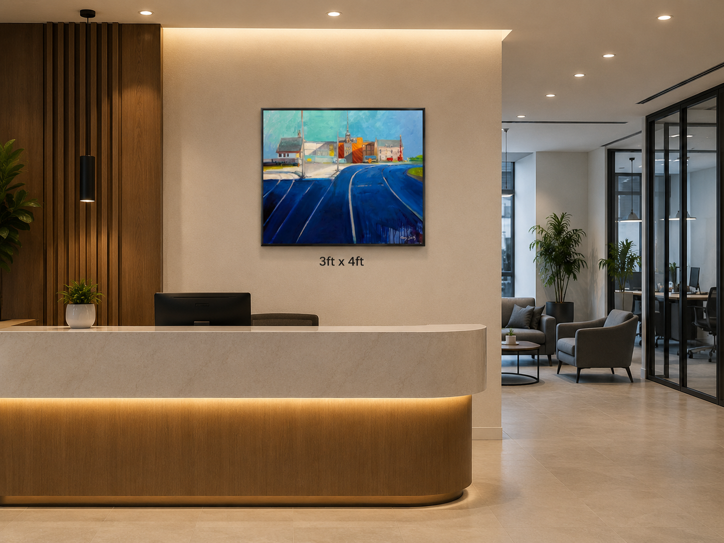 Connaught Medical Research Laboratories — Original Urban Landscape Artwork