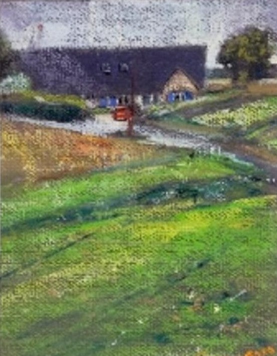 Pastel Study in France